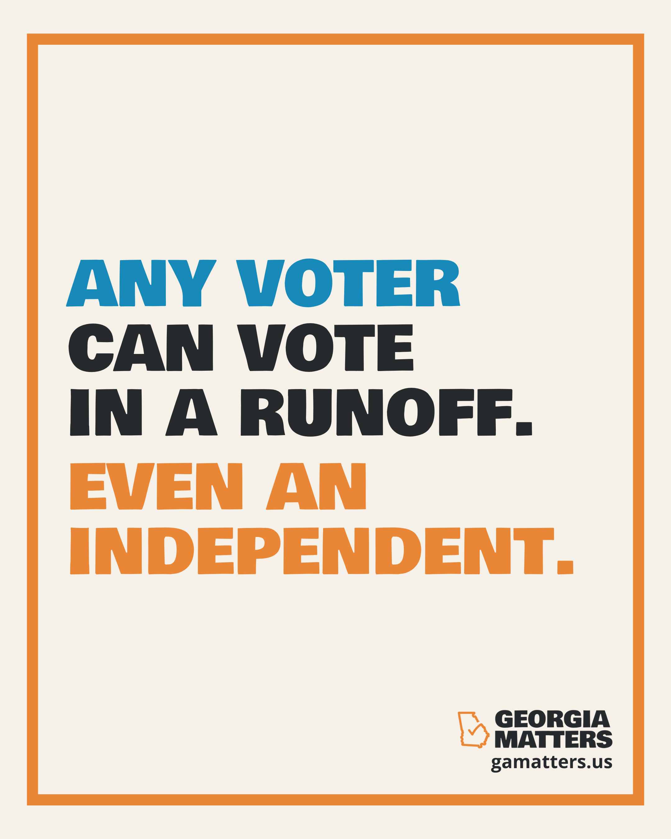 Even an Independent