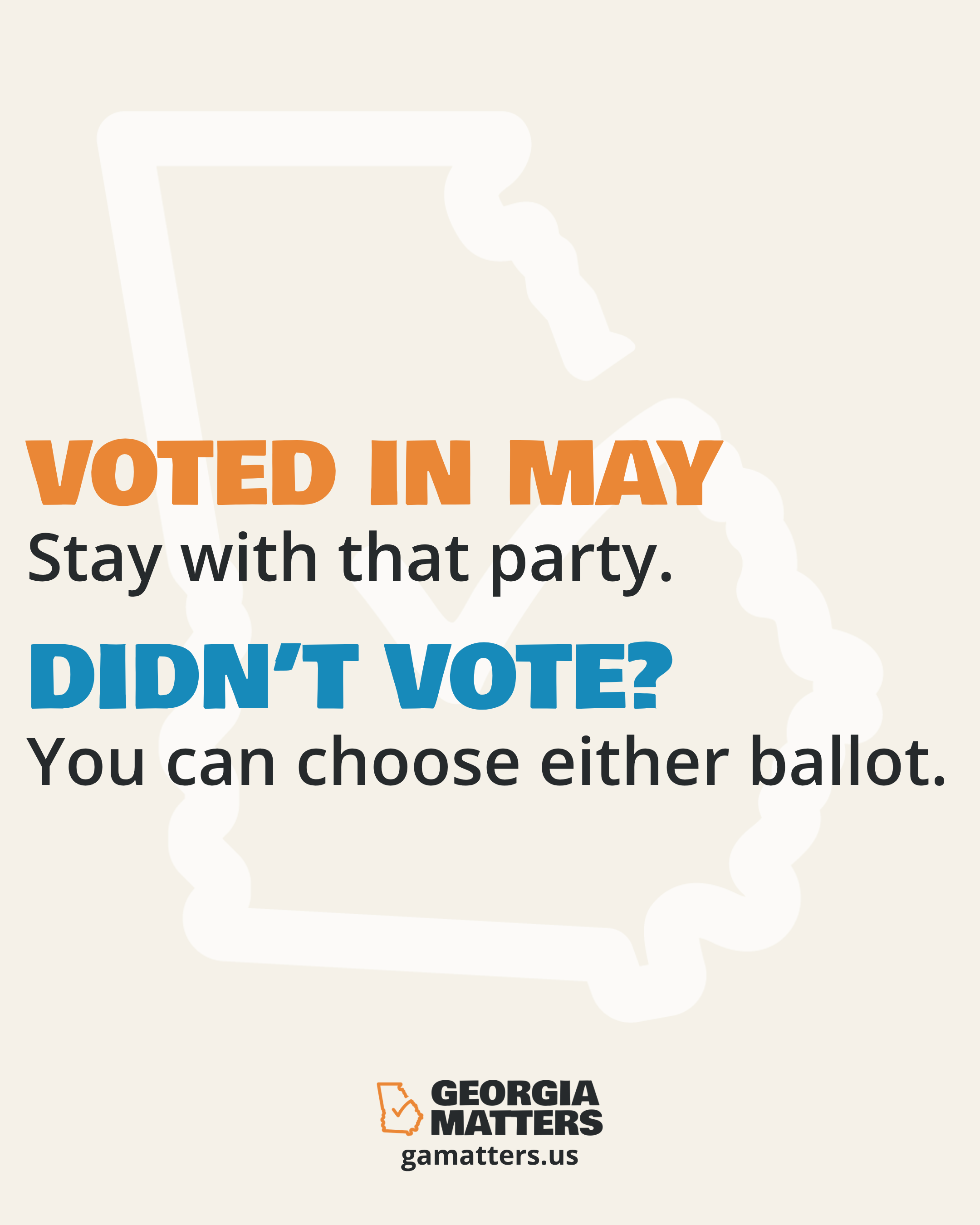 Runoff Independent Voters