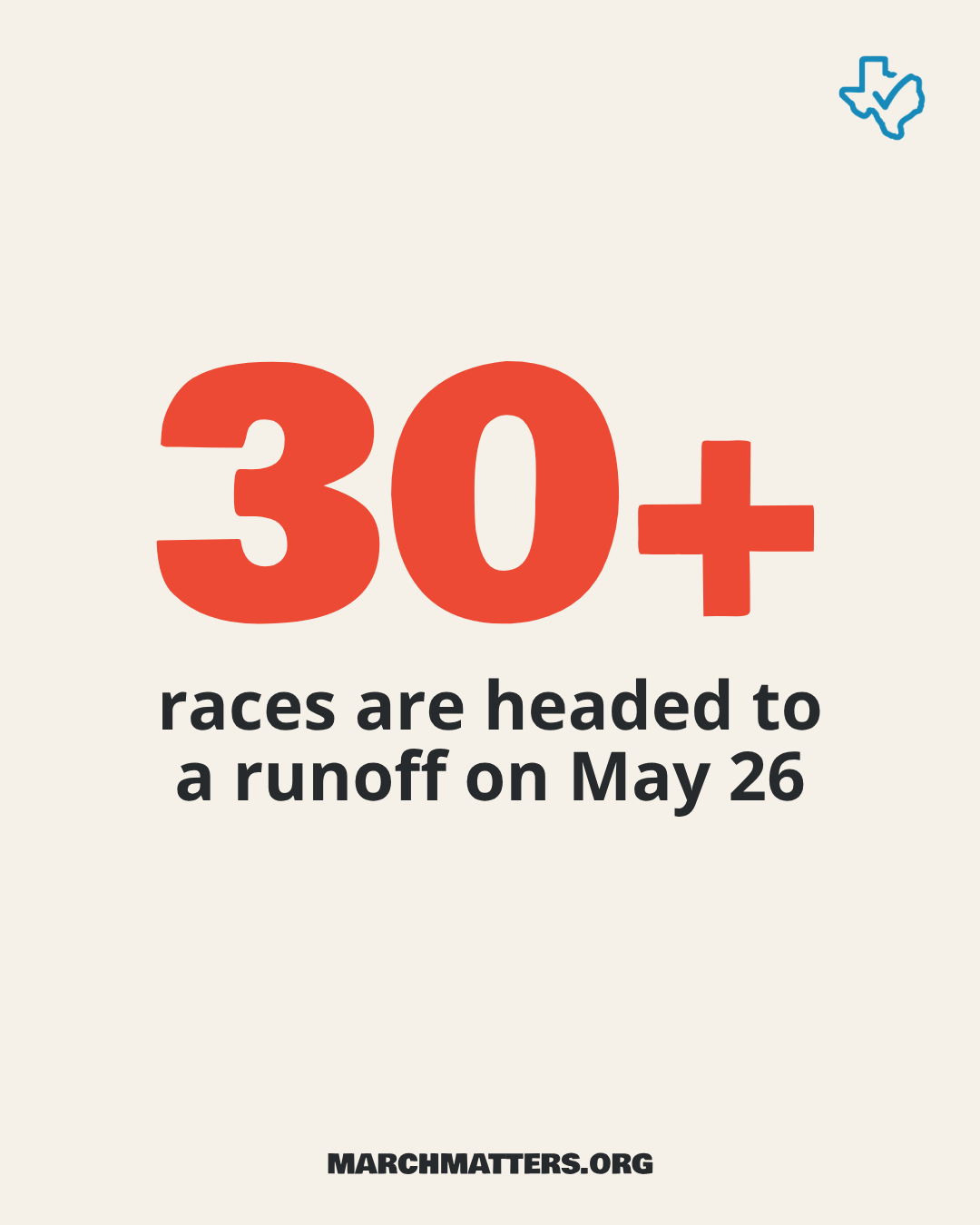 30+ Races graphic